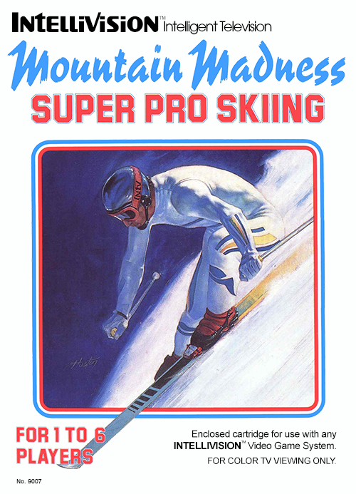 Mountain Madness: Super Pro Skiing box art for Intellivision